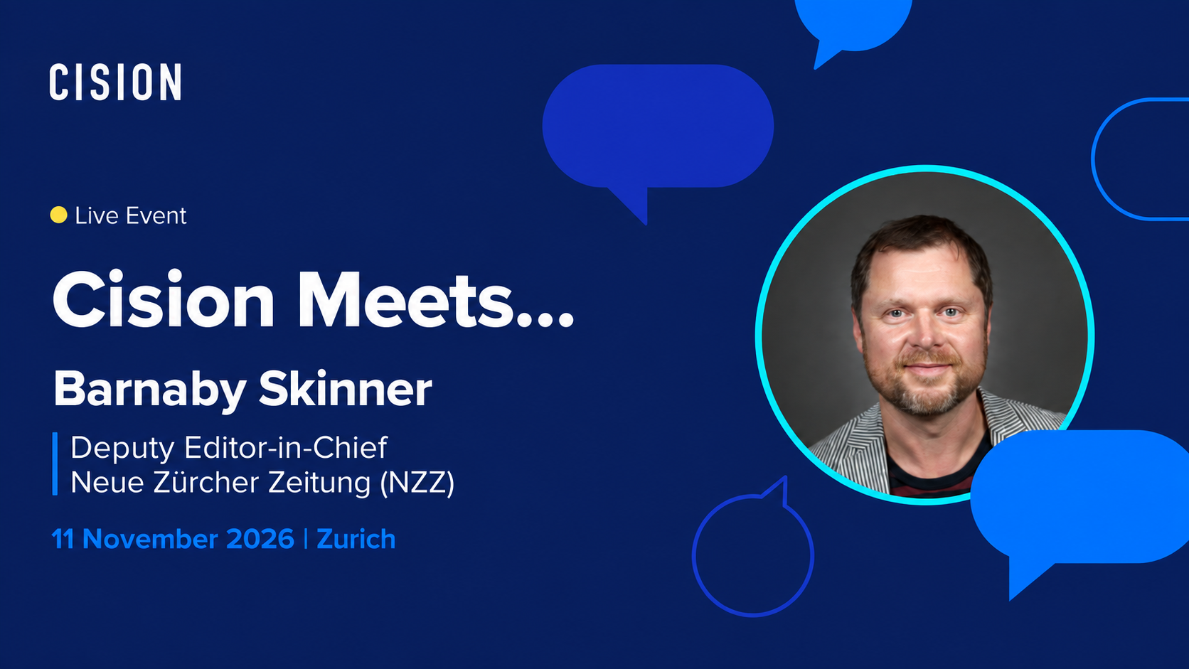 CISION Meets.... Barnaby Skinner (NZZ)